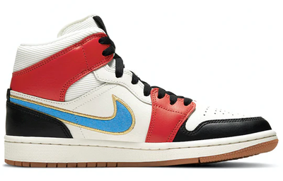 Купить кроссовки Nike (WMNS) Air Jordan 1 Mid SE Let(Her)Man DC1426-100