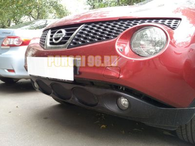 Защита радиатора Nissan Juke 2010-2014 black