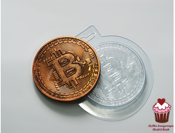 Форма пластик Биткоин