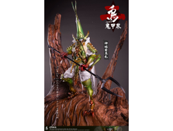 Самурай-кузнечик, зеленый - КОЛЛЕКЦИОННАЯ ФИГУРКА 1/12 Soldier - Gweitong series 2 (CT00A) - CROW TOYS