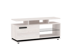 Гостиная NATURE (НАТУРА) - NATURE 333 Тумба ТВ малая Ясень Анкор светлый-Черный