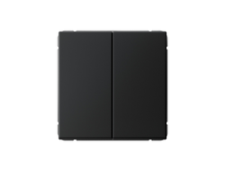 Systeme Electric ArtGallery Карбон Выключатель 2-клавишный кнопочный, сх.2, 10А, механизм GAL001017