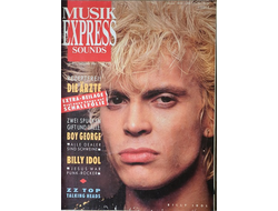Musikexpress Sounds Magazine October 1986 Billy Idol, Иностранные музыкальные журналы, Intpressshop
