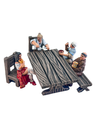 Обедающие горожане