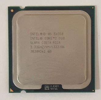 Процессор Intel Core 2 Duo E6550 X2 2.33 Ghz (1333) socket 775 (комиссионный товар)