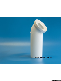 Присоединения к унитаз 110 прямое и под угол 45 и 90гр. Политэк