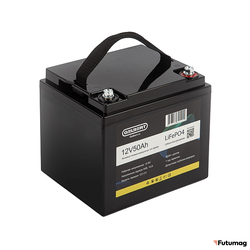 Литиевый тяговый аккумулятор Gelbert LiFePO4 (12V/50Ah/50A/600Wh) [6-GFM-38]