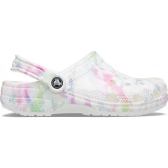 CROCS CLASSIC BLEACH DYE CLOG БЕЛЫЕ