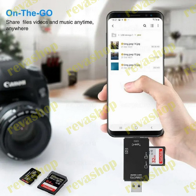 Картридер USB 3,0, OTG, Type C, Micro TF, SD многофункциональный