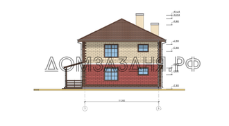 Коттедж 11х12
