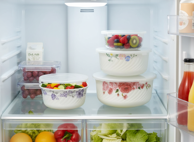 Набор салатников с крышкой