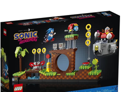 LEGO SONIC Конструктор Ежик Соник Зеленая Хилл зона, 21331