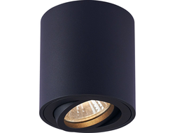 Светильник накладной Feron спот под лампу GU10 max35W черный 80x80x84 поворотный ML179 41470