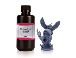Фотополимерная смола для 3Д Standard Серый LCD DLP 385-405nm SOLORSN