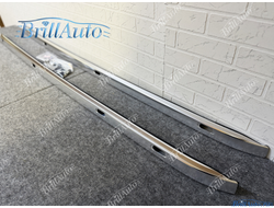 Рейлинги Toyota Land Cruiser 200 серебристые матовый хром