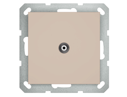 1L221AC Розетка TV оконечная, бежевый кашемир