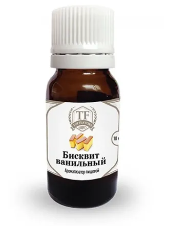 АРОМАТИЗАТОР КОНДИТЕРСКИЙ TOPFLAVORS «Бисквит ванильный» 10 МЛ
