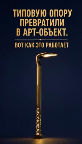 Обложка: &laquo;Типовую опору превратили в арт-объект. Вот как это работает&raquo;