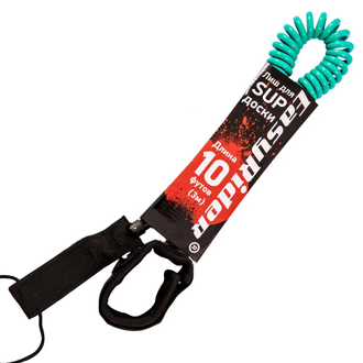 Продажа страховочных тросов (лишей) Easy Rider Teal для сапбордов в Иркутске