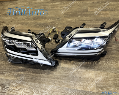 Фары Lexus LX 570 12-15 LED 3 линзы светодиодные