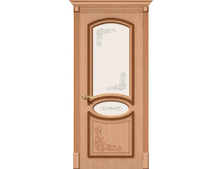 Дверь Межкомнатная - "Азалия" - Ф-05 (Дуб) ПО