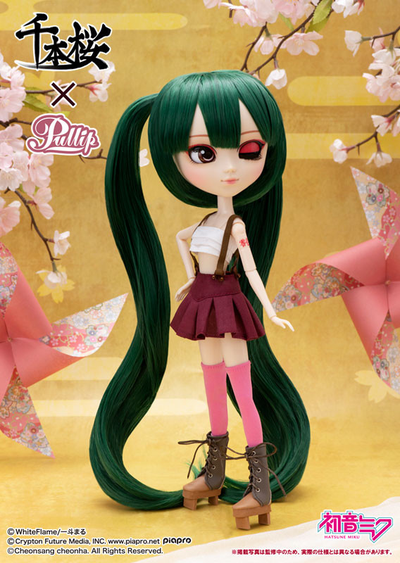 Кукла Пуллип Мику Хацунэ (Pullip Hatsune Miku Senbonzakura ver.)