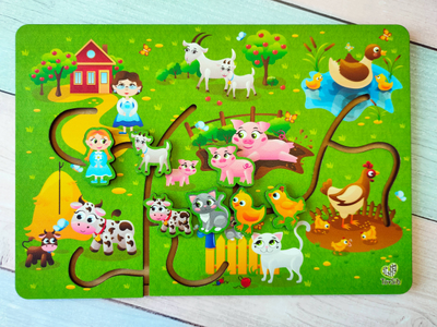 Лабиринт "Дорожка к маме"