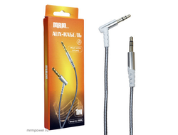 Кабель AUX  MRM AX06 угловой  1000mm (white)   10pcs