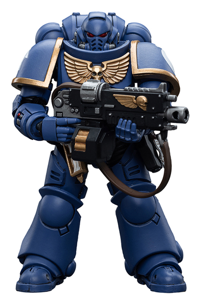 Интерцессор Ультрамаринов (Warhammer 40k) - КОЛЛЕКЦИОННАЯ ФИГУРКА 1/18 Ultramarines Intercessors (JT6632) - JOYTOY