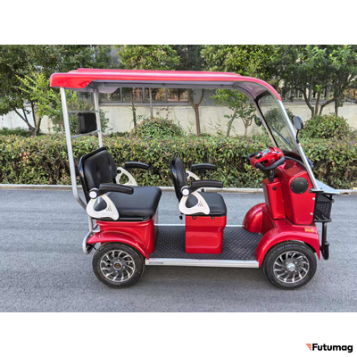 Гольфкар GreenCamel Сонора A3 ECO (3 seats 1000W R8) красный