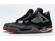 Nike Air Jordan 4 Retro Off White Bred Арт4 сбоку