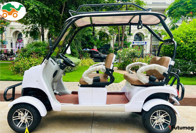 Гольфкар GreenCamel Сонора A40 New (4 seats 2500W 225/40-10' литые) белый