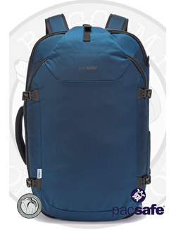 Pacsafe Venturesafe EXP45 Econyl Ocean вид спереди