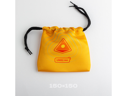 Мешочек для компонентов UniqBag StringWave (15х15 см) - жёлтый