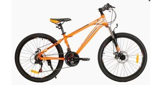 Подростковый велосипед Rook MА241D оранжевый, рама 13