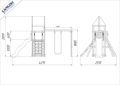 детская площадка 7-й Элемент фото, детская площадка фото, самсон элемент фото, сибирь-дети фото,