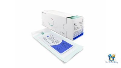 Мононить WEGO Polypropylene USP 4-0, обратно-режущая игла 3/8 19 мм, 75 см — артикул P43193-75