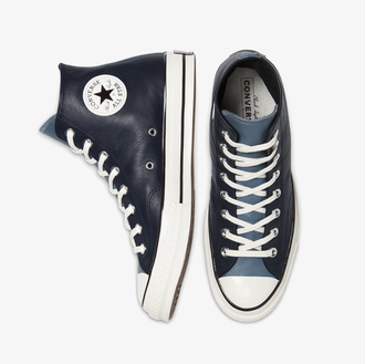 Кеды Converse Chuck Taylor 70 синие высокие кожаные