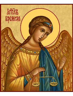 Иеремиил Архангел, Святой Архистратиг. Рукописная икона.