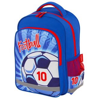 Рюкзак ПИФАГОР SCHOOL для начальной школы, "SOCCER BALL", 38х28х14 см, 228822