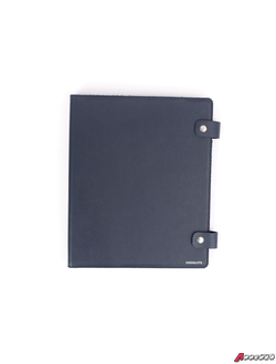Органайзер для документов на кольцах, А4, синий флотер