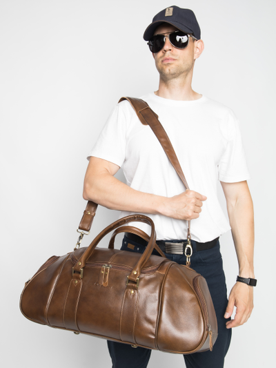 Дорожно-спортивная сумка Benevento Premium brown 
(арт. 4044-63)