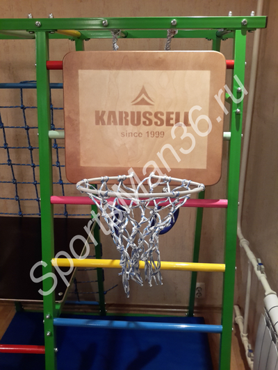 Щит баскетбольный KARUSSELL на ДСК PLASTEP Теремок 170 металл.