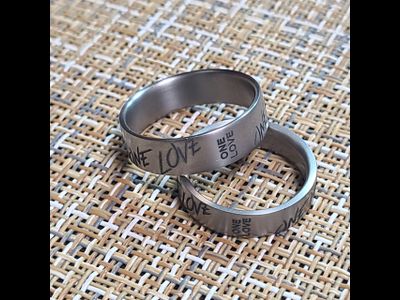 Гравировка на кольцах
