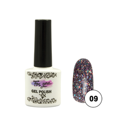 Гель-лак FOR YOU Magic Crystal № 09