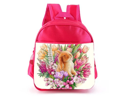 Рюкзак розовый год Кролика №8