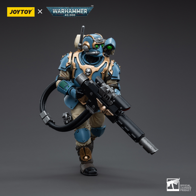 Имперская гвардия - Отпрыски Темпестус - 55-й полк Каппа-Орлов (Warhammer 40k) - КОЛЛЕКЦИОННАЯ ФИГУРКА 1/18 Astra Militarum Tempestus Scions Squad 55th Kappic Eagles Tempestus Scion 1 (JT5017) - JOYTOY