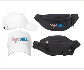 Бейсболка и сумка на пояс "Логобокс"