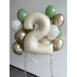 Набор "На 2 годика беж и эвкалипт"