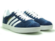 Adidas Gazelle Синие с белым (36-45)  Арт. 179F-A